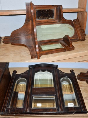 Lot 1303 - An early 20th century rosewood corner cupboard...