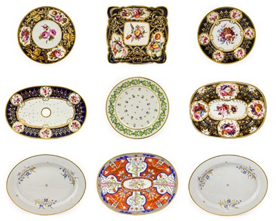 Lot 615 - An English Porcelain Meat Platter, possibly...