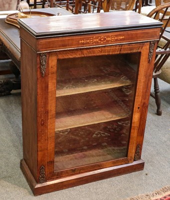 Lot 1344 - A 19th-century part ebonised walnut and inlaid...