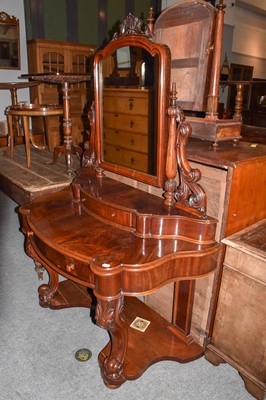 Lot 1323 - An impressive Victorian carved mahogany...