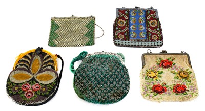 Lot 2216 - Circa 1890-1930s Evening Bags, comprising a...