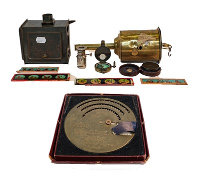 Lot 313 - A 19th century telescope, signed 'JNO Hughes',...