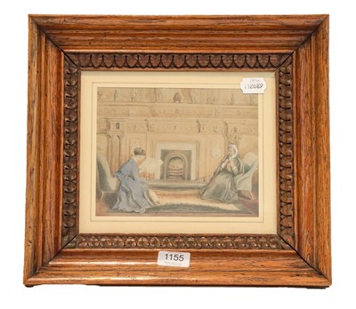 Lot 1155 - English School (19th Century) Two ladies...