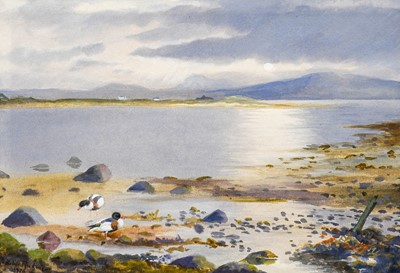 Lot 513 - Phillip Rickman (1891-1982) Duck feeding...
