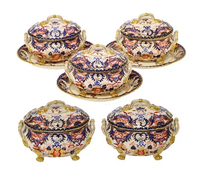 Lot 629 - A Derby Porcelain Dinner Service, circa 1830,...