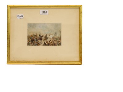Lot 1153 - Continental School (19th Century) Military...