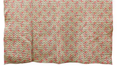 Lot 2123 - Late 19th/Early 20th Century Green Paisley...