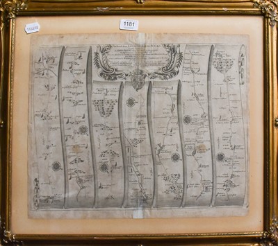 Lot 1181 - A collection of engraved antique maps:...