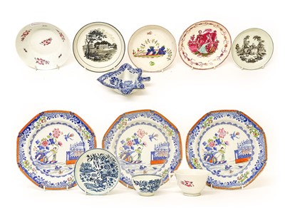 Lot 600 - A Worcester Porcelain Tea Bowl and Saucer,...