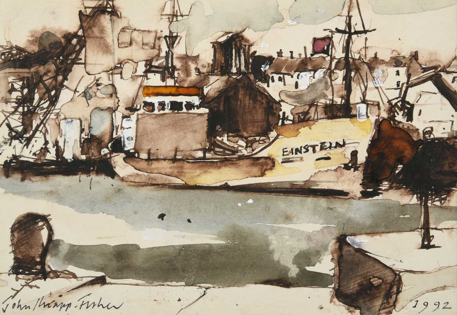 Lot 2004 - John Knapp-Fisher RCA (1931-2015) "Einstein,...