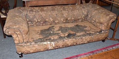 Lot 1239 - A Victorian Chesterfield sofa, (a.f.) (in need...