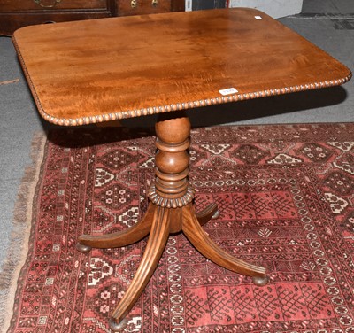 Lot 1339 - A 19th-century mahogany tripod table,...