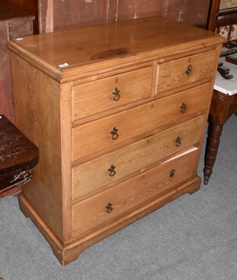 Lot 1386 - An early 20th-century oak four heigh straight...