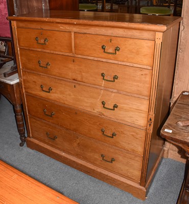 Lot 1389 - An early 20th century five height straight...
