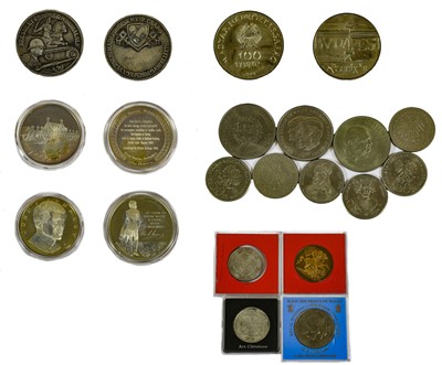 Lot 428 - Mixed Commemorative Coins, Medallions and...