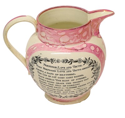 Lot 632 - A Dixon & Co Sunderland Lustre Pottery Jug,...