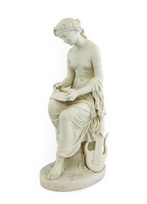 Lot 78 - ~ A Copeland Parian Figure of Corinna, circa...