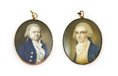 Lot 1026 - English School (late 18th century): Miniature...