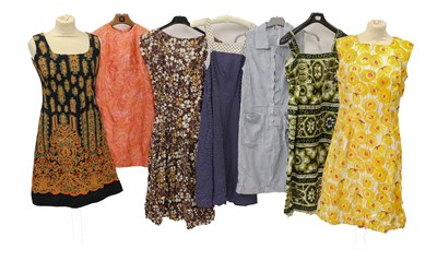 Lot 2074 - Circa 1960s Cotton Day Dresses, comprising a...