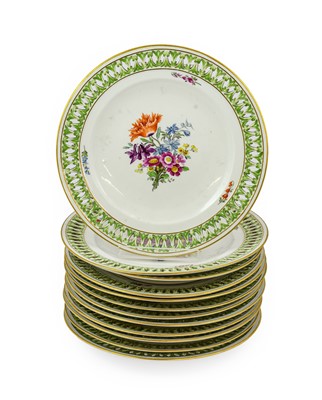 Lot 656 - An assembled Set of Twelve Marcolini and later...