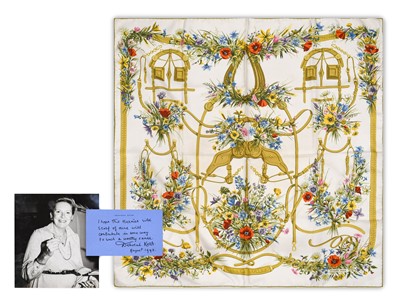 Lot 3048 - Hermes Silk Scarf 'Herbes Folles' Designed by...