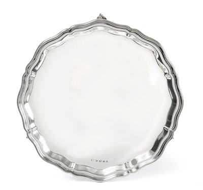 Lot 2279 - A George V Silver Salver