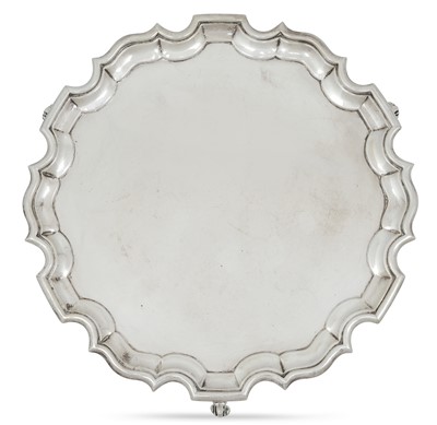 Lot 2281 - A George VI Silver Salver