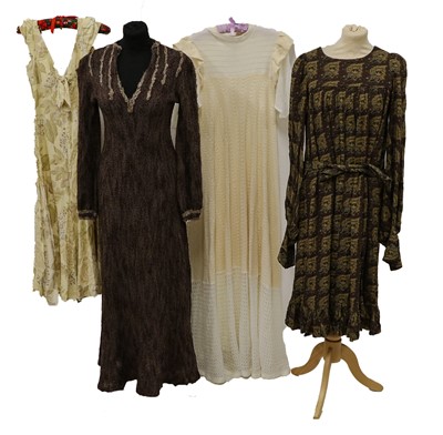 Lot 2091 - Circa 1970/80s Costume, comprising a Biba...