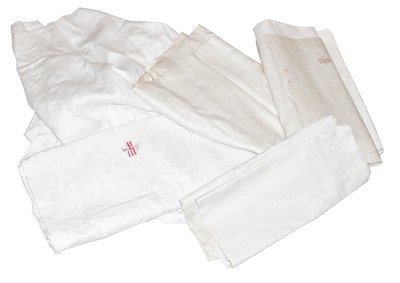Lot 2124 - Late 19th/Early 20th Century Linen Damask...