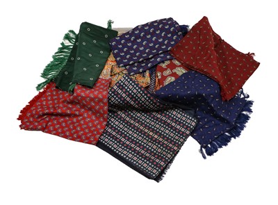 Lot 2235 - Assorted Gentlemen's Silk and Wool Scarves...