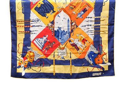 Lot 2249 - Hermes Silk Scarf 'Le Carnival de Venise'...
