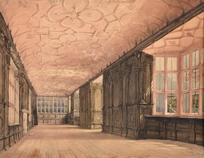 Lot 134 - Joseph Nash OWS (1809-1878) Haddon Hall, Long...