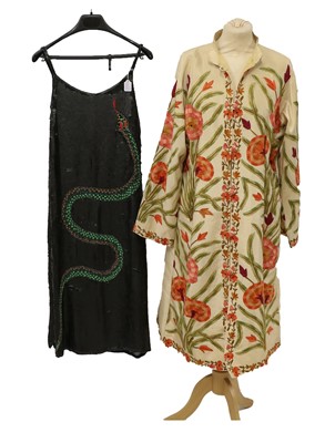 Lot 2081 - Indian Sequin Shift Dress, decorated with a...