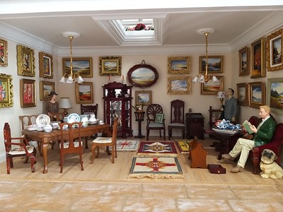Lot 2014 - Modern Miniature Art Gallery Titled...