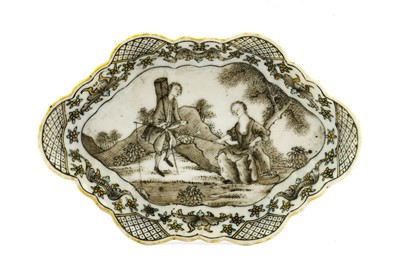 Lot 79 - A Chinese Porcelain "Jesuit" Spoon Tray,...