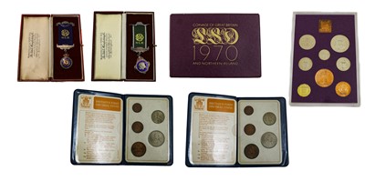 Lot 126 - 6 x Elizabeth II, Silver Proof Crowns,...