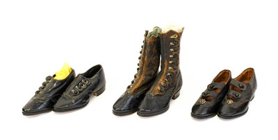 Lot 2010 - A Pair of Late 19th Century Child's Black...