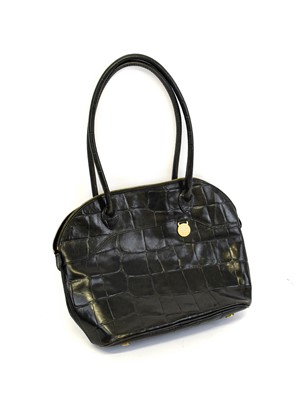 Lot 2252 - Mulberry Black Leather Shoulder Bag, with...