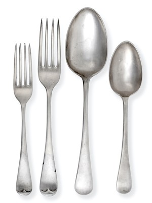 Lot 2039 - An Edward VII or George V Silver Plate Table-Service