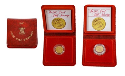 Lot 312 - ♦Elizabeth II, Proof Half Sovereign 1980,...