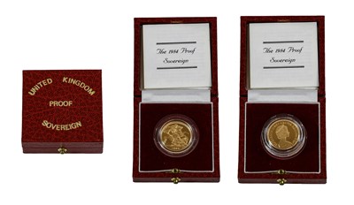 Lot 290 - ♦Elizabeth II, Proof Sovereign 1984, Machin...