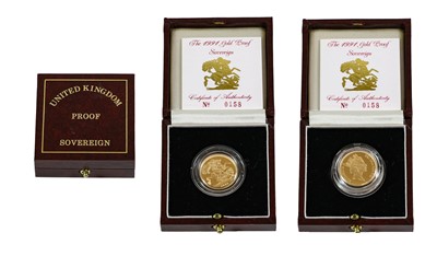 Lot 297 - ♦Elizabeth II, Proof Sovereign 1991, Maklouf...