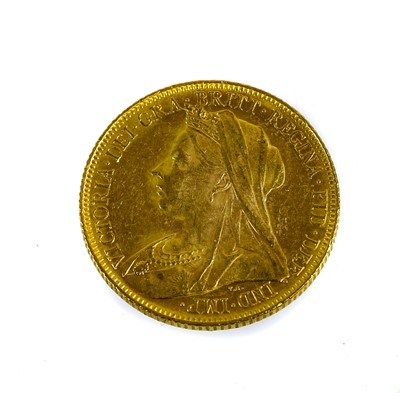 Lot 243 - ♦Victoria, Sovereign 1900M, Old Head,...