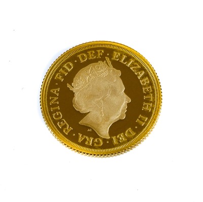 Lot 309 - ♦Elizabeth II, Proof Sovereign 2015, Queen’s...