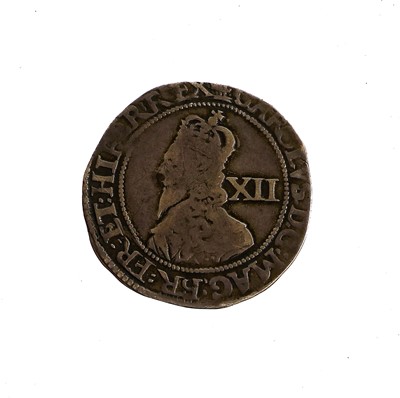Lot 106 - ♦Charles I, Shilling, Oxford Mint, mm Oxford...