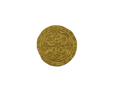 Lot 42 - ♦Edward III (1327-77) Gold Quarter Noble,...