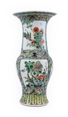 Lot 13 - A Chinese Porcelain Yen-Yen Vase, in Kangxi...