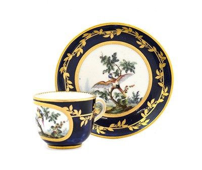 Lot 48 - A Sèvres Porcelain Miniature Tea Cup and...