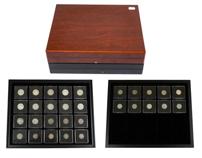 Lot 186 - A Large Collection of Shillings and Sixpences,...