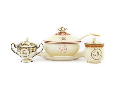 Lot 73 - A Wedgwood Creamware Custard Cup and Cover,...